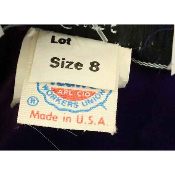 Vintage 80s Karen Lucas For Niki Purple Pink Ombre Velvet Off Shoulder Dress 8 - Picture 9 of 10